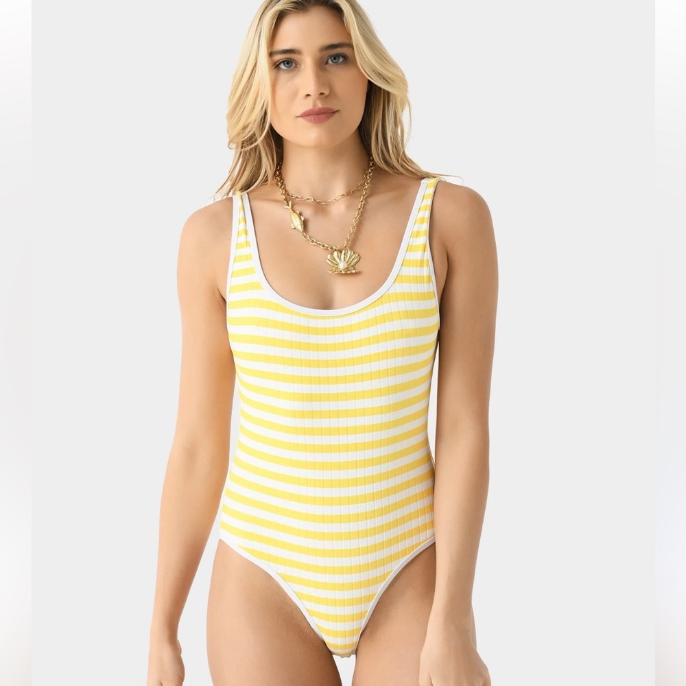 SOLID & STRIPED THE ANNE-MARIE RIBBED ONE-PIECE SWIMSUIT XL NEW